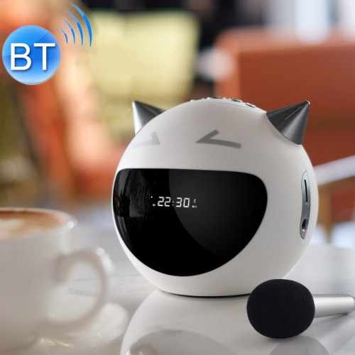 M8 Multi-function Demon Style Bluetooth Speaker(White)