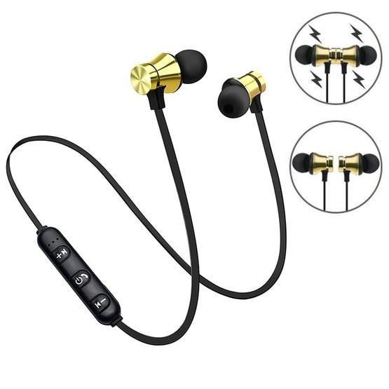 XT11 Magnetic In-Ear Wireless Bluetooth V4.2 Earphones(Gold)