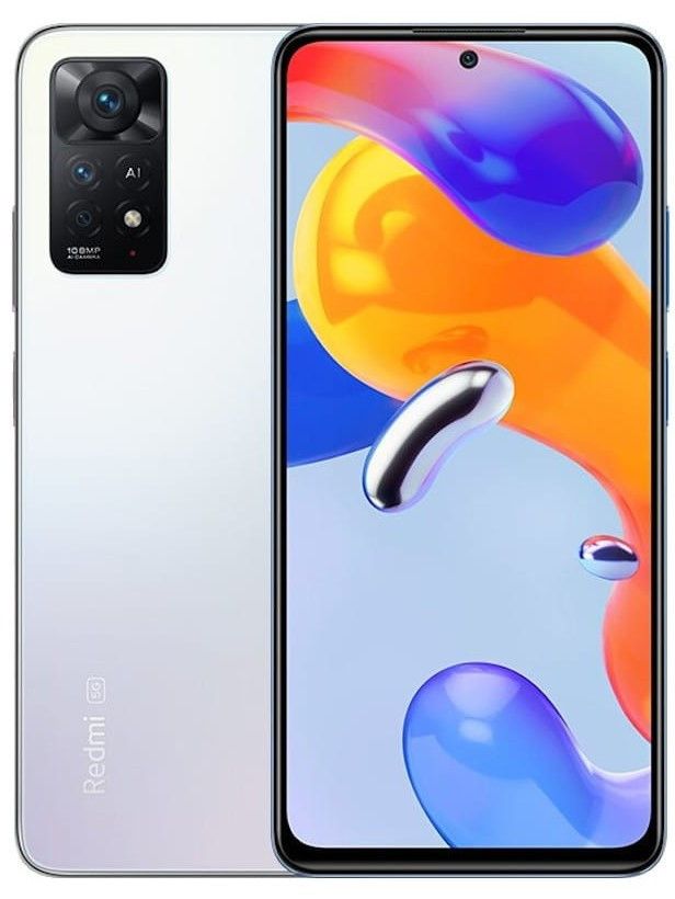 【SIMフリー】 シャオミ Xiaomi Redmi Note 11 Pro 5G デュアルSIM 128GB ポラー ホワイト (6GB RAM)  - グローバル版