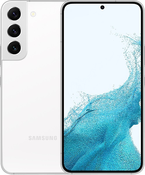 サムスン Samsung Galaxy S22 5G デュアルSIM SM-S901E 256GB ファントム ホワイト (8GB RAM) - eSIM 対応