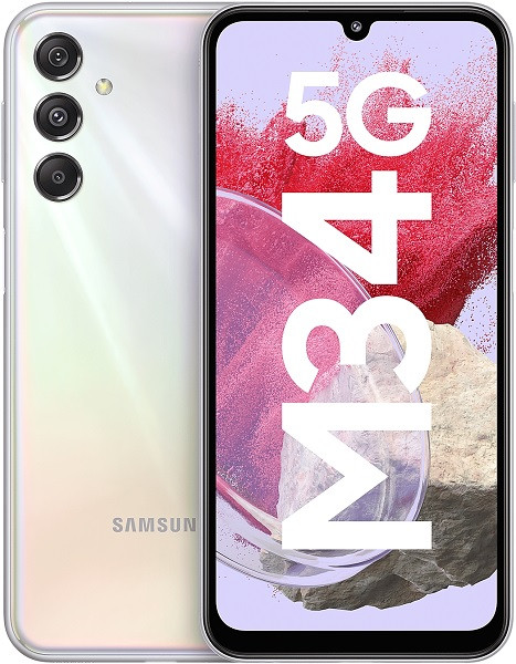 Samsung Galaxy M34 5G SM-M346B Dual Sim 128GB Prism Silver (6GB RAM)