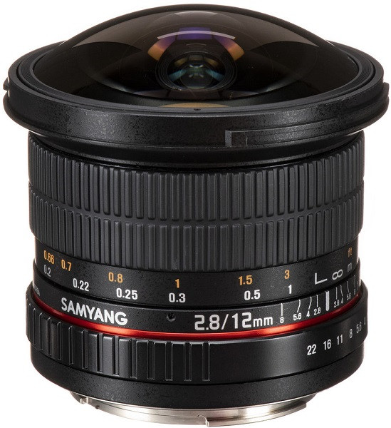 Samyang 12mm f/2.8 ED AS NCS フィッシュアイ レンズ (Nikon AE マウント)