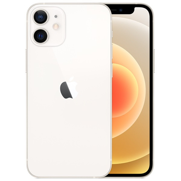 アップル Apple iPhone 12 mini 5G A2399 128GB ホワイト (eSIM) + FREE iPhone 12 mini 9H 2.5D 液晶保護ガラス