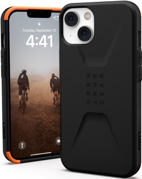 UAG Civilian iPhone Casing Sleek Design Ultra-Thin Military Drop Tested Protection Case for iPhone 14 (Black)