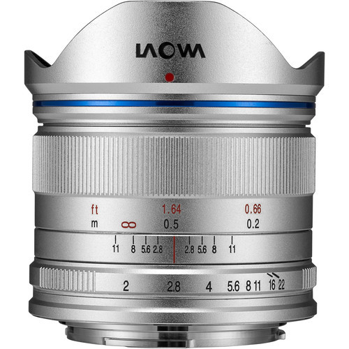 Laowa 7.5mm f/2 M4/3 Lens Silver (M4/3 Mount) - Standard Version