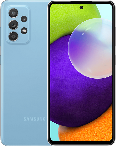 サムスン Samsung Galaxy A52 5G デュアルSIM A5260 256GB ブルー (8GB RAM)