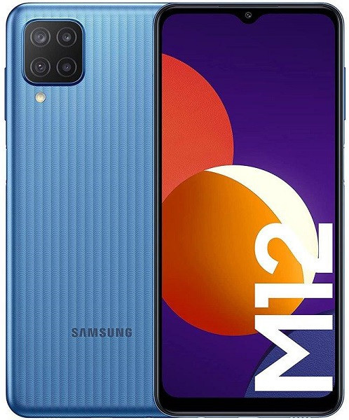 サムスン Samsung Galaxy M12 デュアルSIM M127FD 128GB ブルー(4GB RAM)