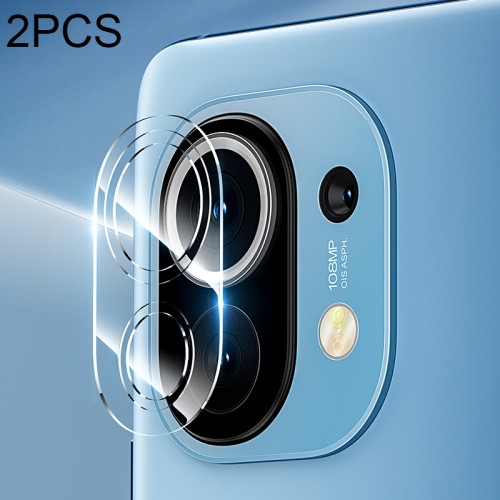 (2 pcs/Set) Benks KR Series 0.15mm Transparent Soft Rear Camera Lens Protective Film for Xiaomi Mi 11
