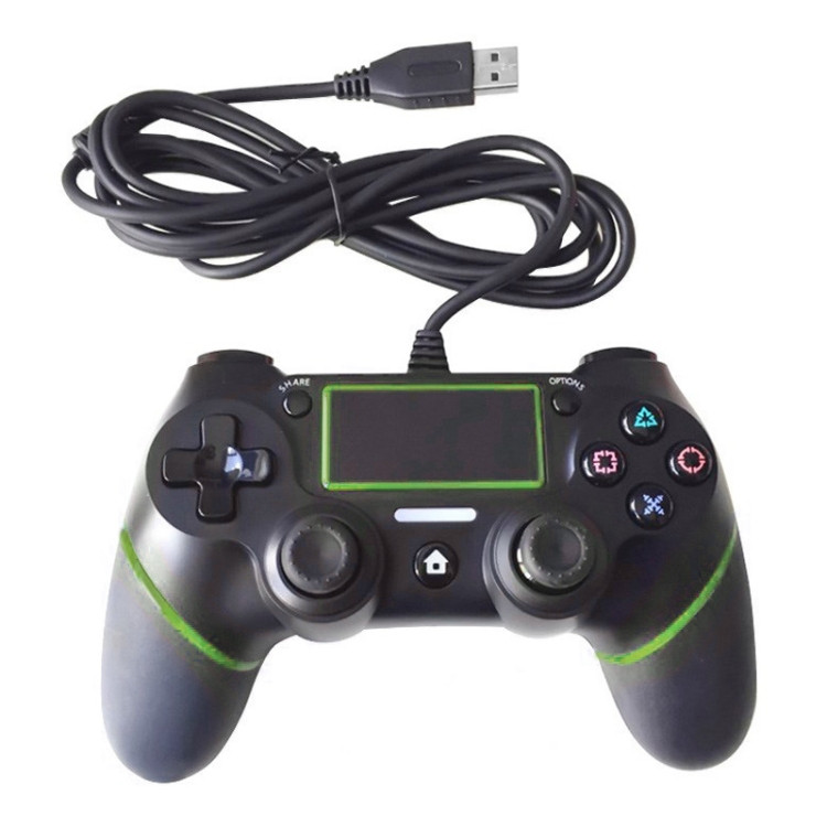 Wired Game Controller For Sony Playstation Ps4 Green