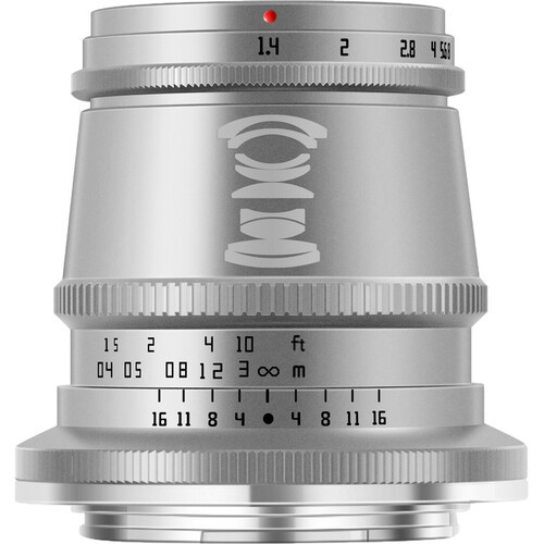 TTArtisan 17mm f/1.4 APS-C (Nikon Z) Silver