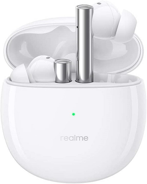 realme earphones white