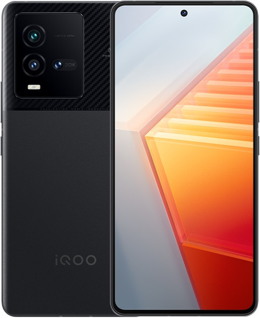 Vivo iQOO 10 5G デュアルSIM 256GB ブラック (8GB RAM) - 中国版