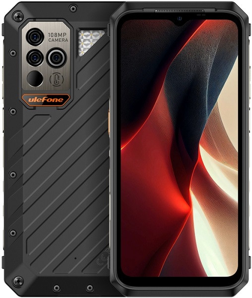【SIMフリー】 ウレフォン Ulefone Power Armor 18T Ultra 5G Rugged Phone デュアルSIM 512GB  ブラック (12GB RAM) - Thermometer