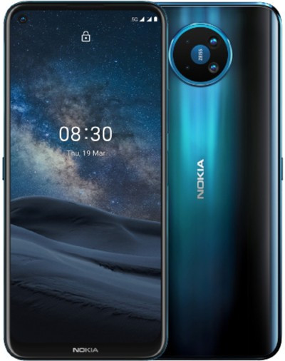 ノキア Nokia 8.3 5G デュアルSIM TA-1243 128GB Polar ナイト(8GB RAM)