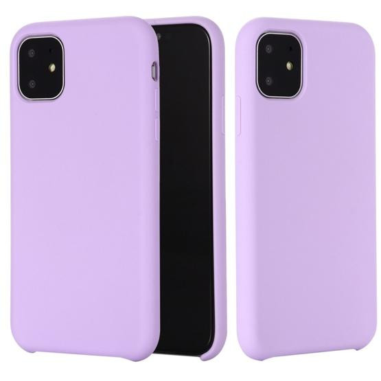 11 purple iphone cases Silicone iPhone Solid For Color Case Liquid Shockproof 11