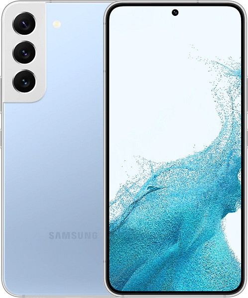 サムスン Samsung Galaxy S22 5G デュアルSIM SM-S901E 128GB スカイ ブルー (8GB RAM) - eSIM 対応