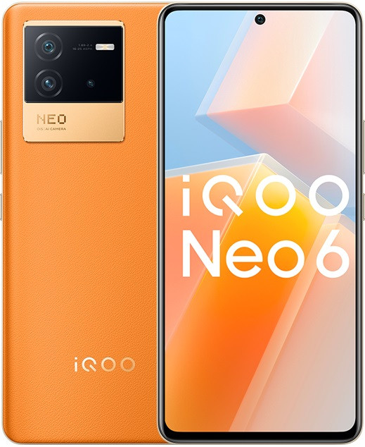 Vivo iQOO Neo 6 5G デュアルSIM 256GB オレンジ (12GB RAM) - 中国版
