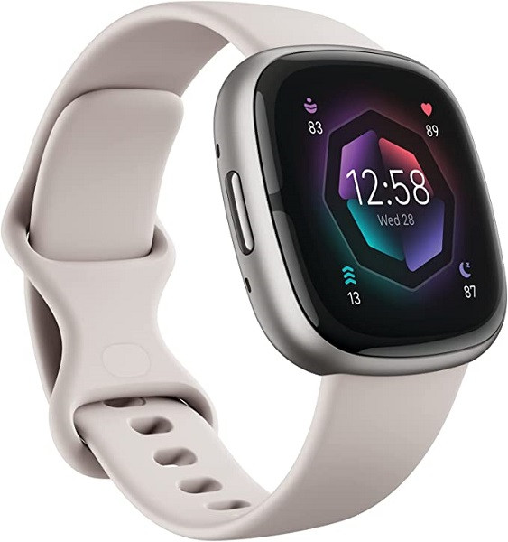 フィットビット Fitbit Sense 2 GPS Smartwatch ルナーホワイト ...