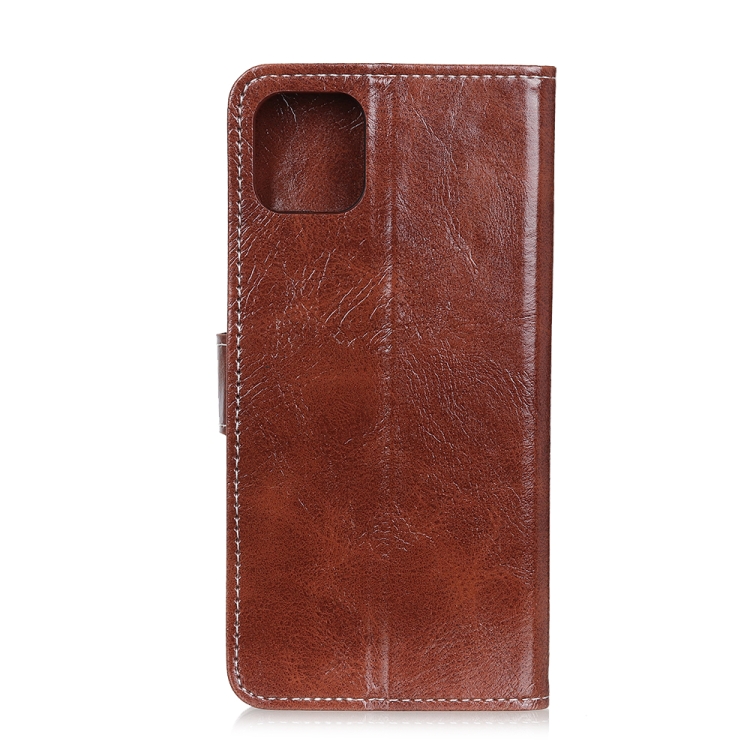 Retro Crazy Horse Texture Horizontal Flip Leather Case for iPhone 11  (Brown)