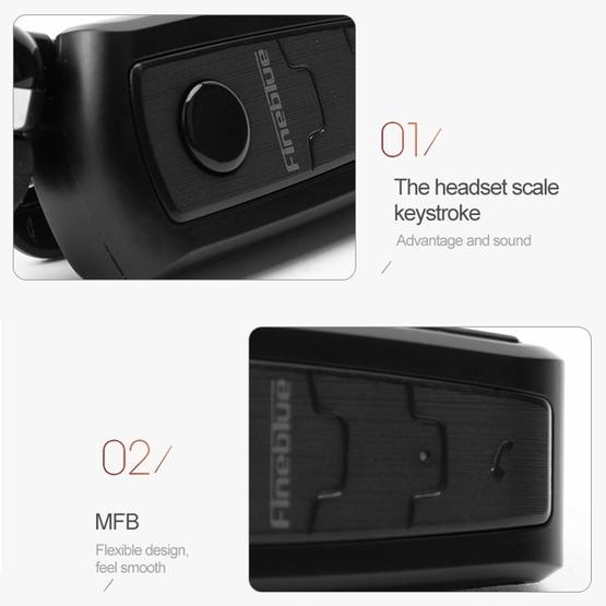 F910 CSR4.1 Retractable Cable Caller Vibration Reminder Anti-theft Bluetooth Headset (Black)