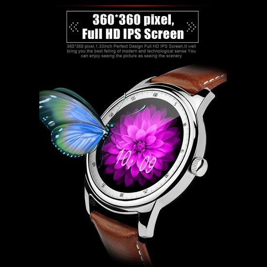 DOMINO DM365 1.33 inch Smart Watch Silver