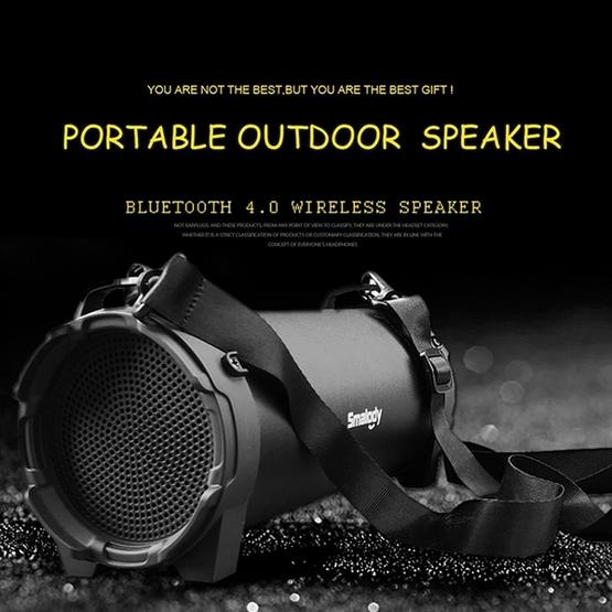 Smalody SL-10 Portable Outdoor High Power Bluetooth V4.0 Stereo Speaker(Black)