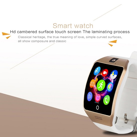 Q18S 1.54 inch Smart Watch White Silver