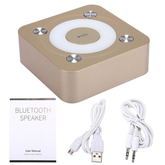 Portable Bluetooth Stereo Speaker(Gold)