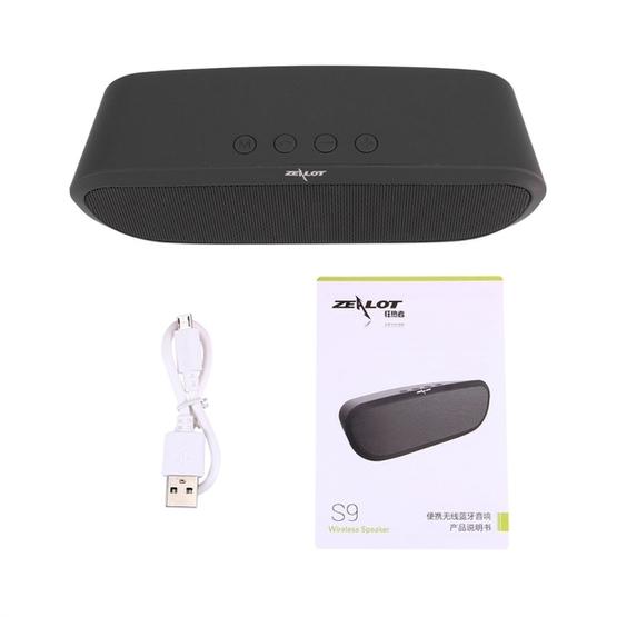 ZEALOT S9 Portable Multifunctional Wireless Bluetooth Speaker Black