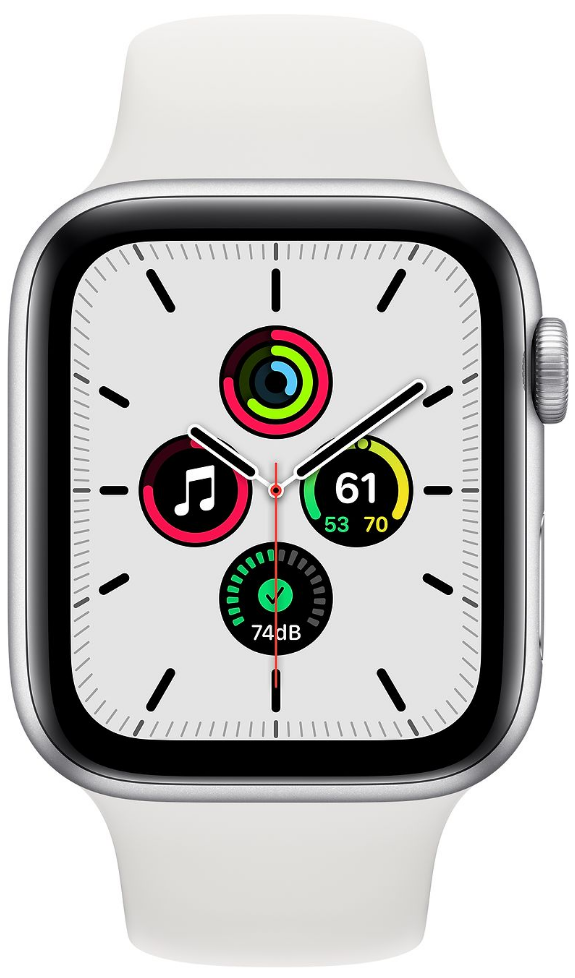 アップル Apple Watch SE GPS 44mm シルバー アルミニウムケースと ホワイトスポーツバンドスペック・仕様・価格・最新情報
