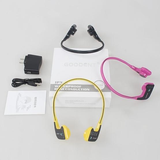 Bone Conduction Headphone Swimming Teaching Bluetooth Headphone (Purple)