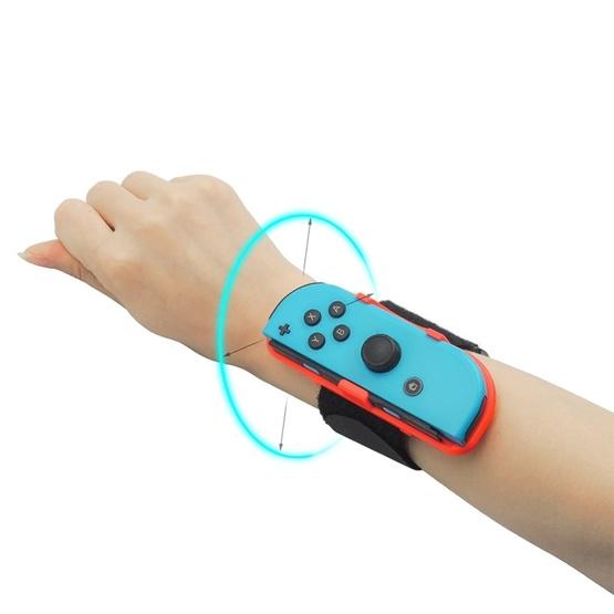 1 Pair Adjustable Elastic Dance Wrist Band for Nintendo Switch
