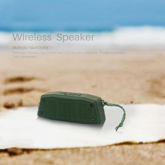 NewRixing NR-4019 Outdoor Portable Bluetooth Speaker Grey
