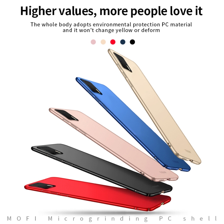 MOFI Frosted PC Ultra-thin Hard Case for Huawei P40 (Red)