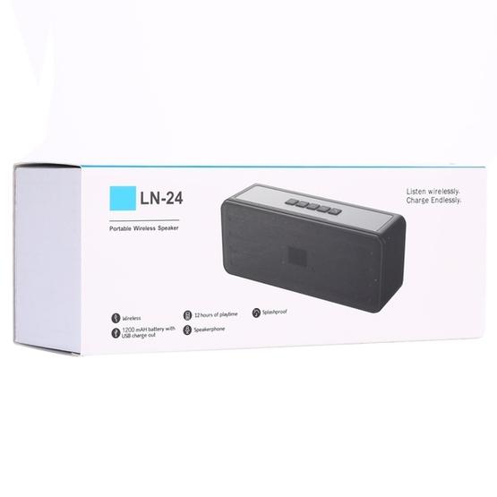 LN-24 DC 5V 1A Portable Wireless Speaker(Black)