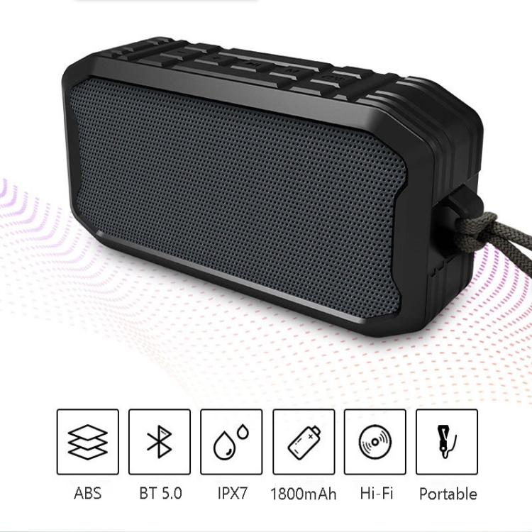 M3 Wireless Bluetooth Speakers Waterproof Portable Outdoor Loudspeaker Mini Box Speaker (Red)