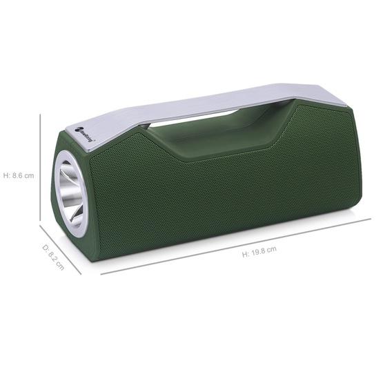 NewRixing NR-2028 Portable Lighting Wireless Bluetooth Stereo Speaker Green