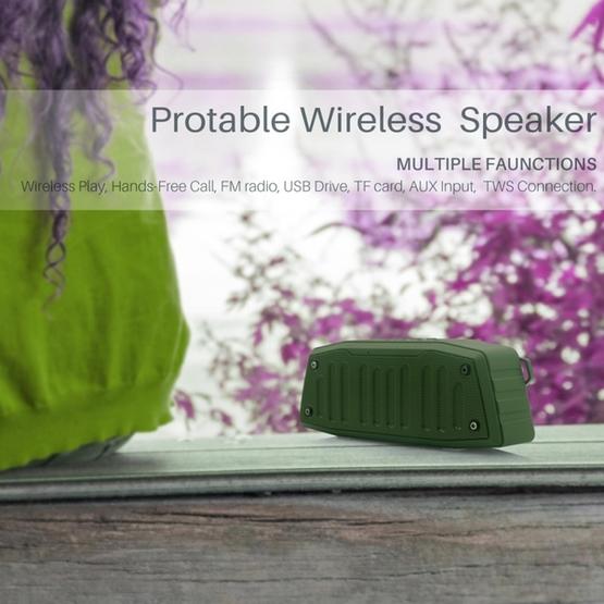 NewRixing NR-4019 Outdoor Portable Bluetooth Speaker Blue