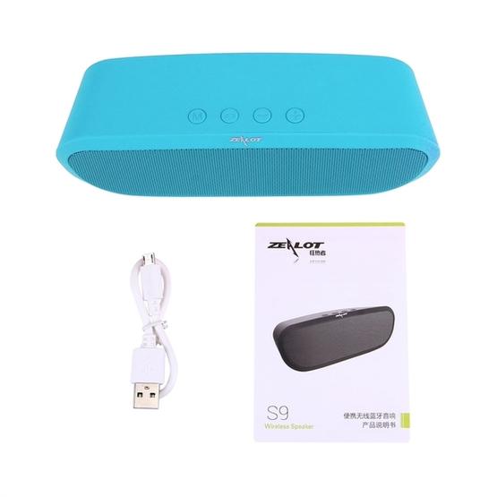 ZEALOT S9 Portable Multifunctional Wireless Bluetooth Speaker Blue