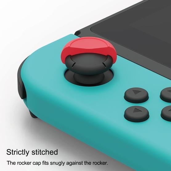 Skull&Co Left + Right Gamepad Rocker Cap Button Cover Thumb Grip Set for Switch / Switch Lite / JOYCON (Pink Green)