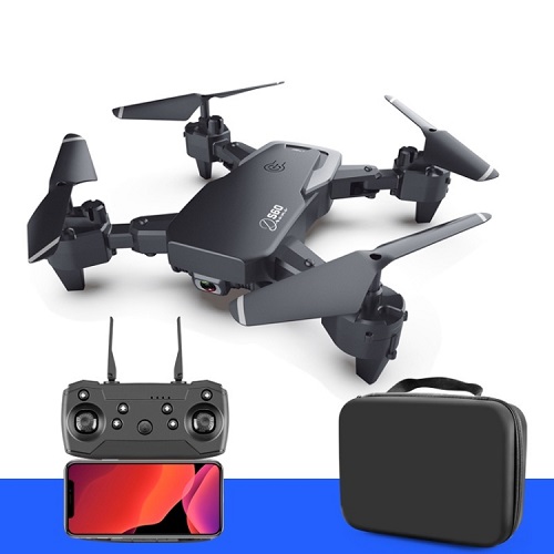 S60 4K Dual Camera Folding Drone Remote Control Quadcopter with Handbag - Version 1080P Aerial Display