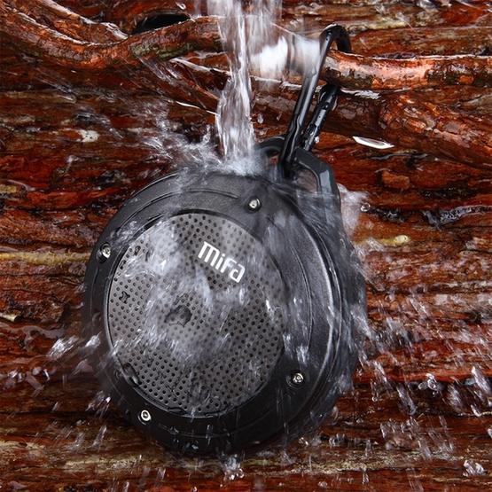 mifa IXP6 Waterproof Mini Portable Bass Wireless Bluetooth Speaker (Silver grey)