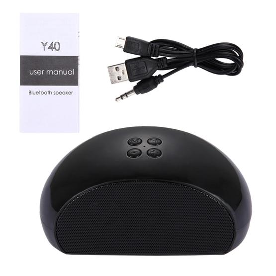 Y40 Portable Bluetooth Stereo Speaker(Black)