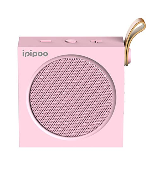 ipipoo YP-2 Mini Hand-held Wireless Bluetooth Speaker Pink