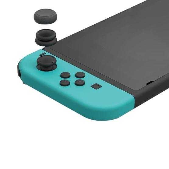 Left + Right Gamepad Rocker Cap Button Cover for Switch (Green+Red)